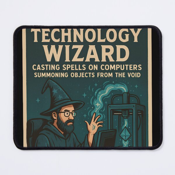 Item preview, Technology Wizard designed and sold by Shifts & Giggles.
