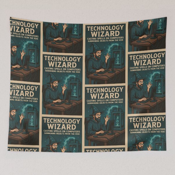 Item preview, Technology Wizard designed and sold by Shifts & Giggles.