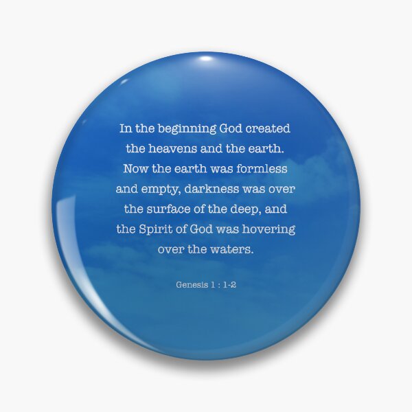 Item preview,  Genesis 1:1-2 In the beginning God created the heavens and the earth.   designed and sold by corbrand.