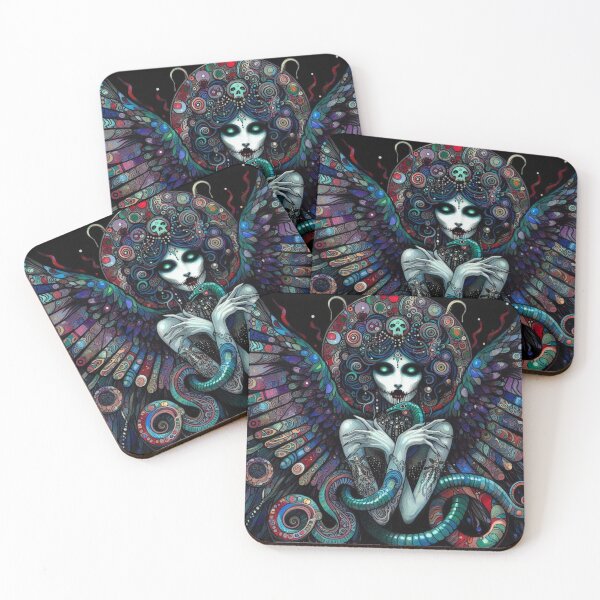 Item preview, Abstract Serpent Lady Art designed and sold by TheDarkWardrobe.