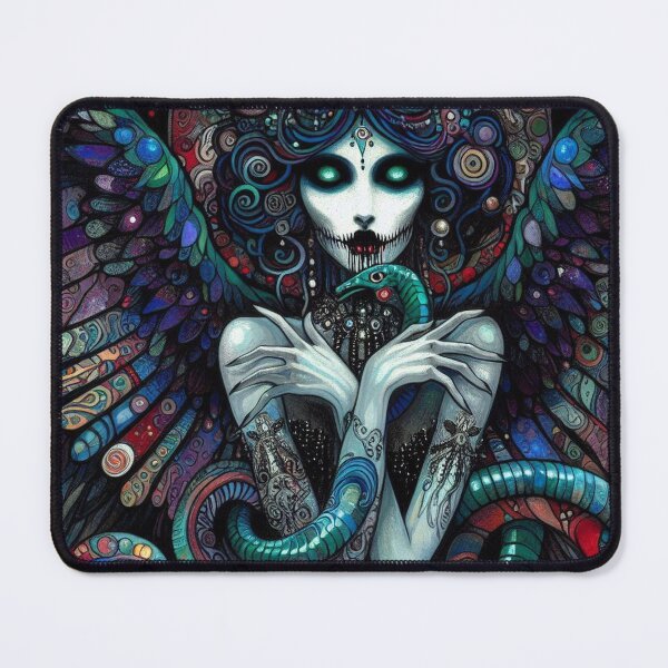 Item preview, Abstract Serpent Lady Art designed and sold by TheDarkWardrobe.