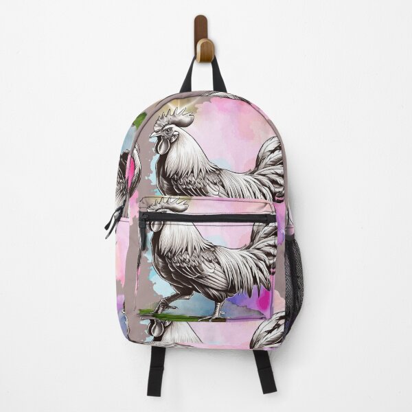 Item preview, Majestic Rooster – Bold Line Art with Watercolor Splash designed and sold by ChenEngEng.