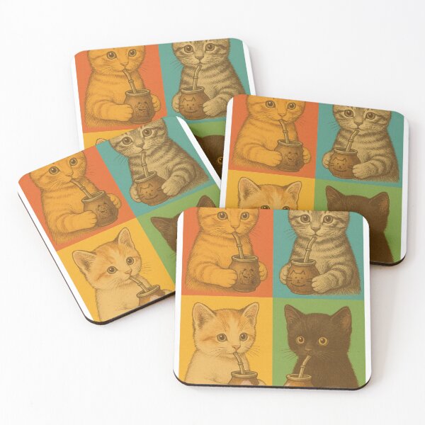 Item preview, Materos Kittens - Feline Pop Art designed and sold by Sofiabenit1.