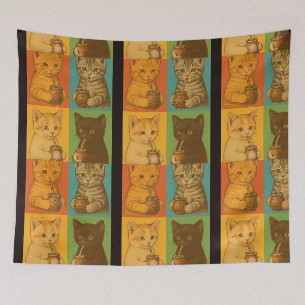 Item preview, Materos Kittens - Feline Pop Art designed and sold by Sofiabenit1.