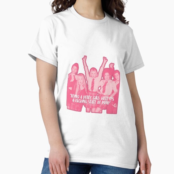 Vista previa del artículo con la obra «Pegatina de las chicas de Derry», diseñado y vendido por ashtenprints.