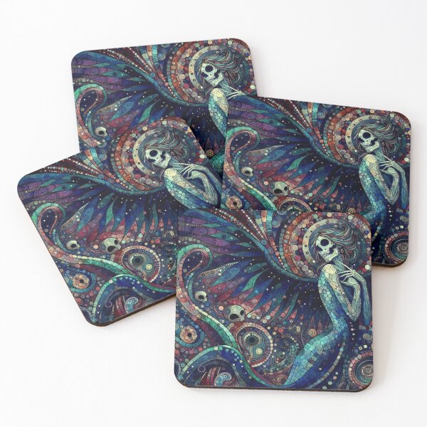 Item preview, Abstract Serpent Lady Art designed and sold by TheDarkWardrobe.