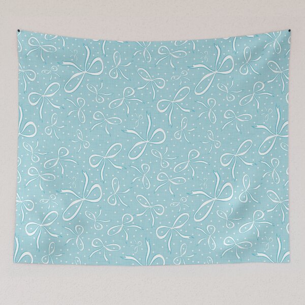 Item preview, Delicate Blue Coquette Bows designed and sold by FreshFunkyRetro.