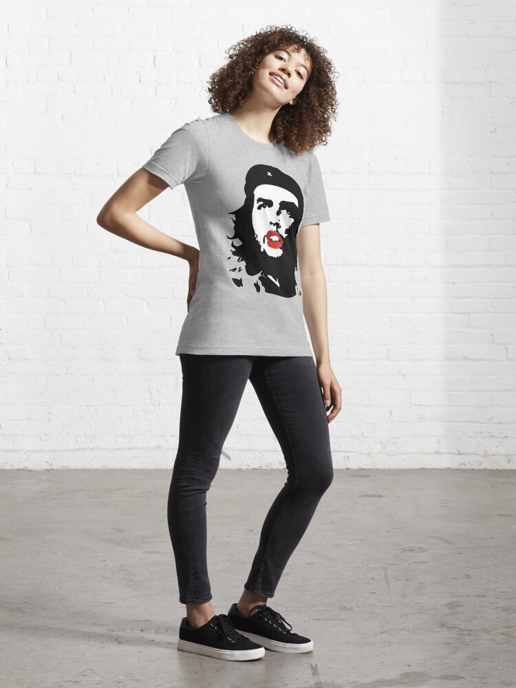 Che Guevara psychedelic wings short sleeve white T-shirt