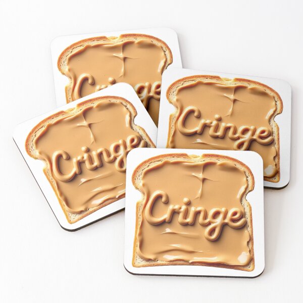 Item preview, Cringe Toast – Peanut Butter Edition designed and sold by BeamiCreations.