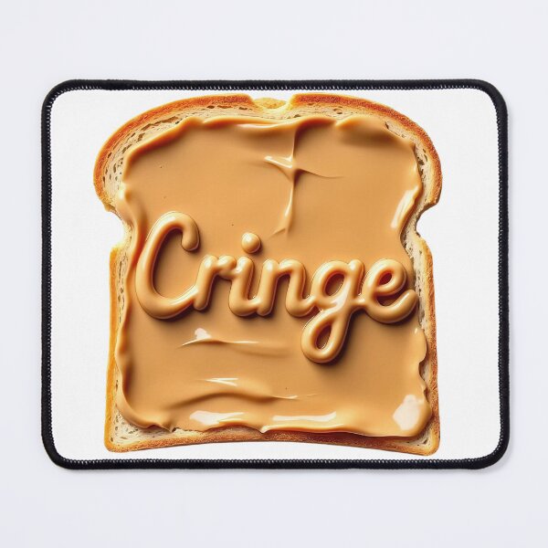 Item preview, Cringe Toast – Peanut Butter Edition designed and sold by BeamiCreations.