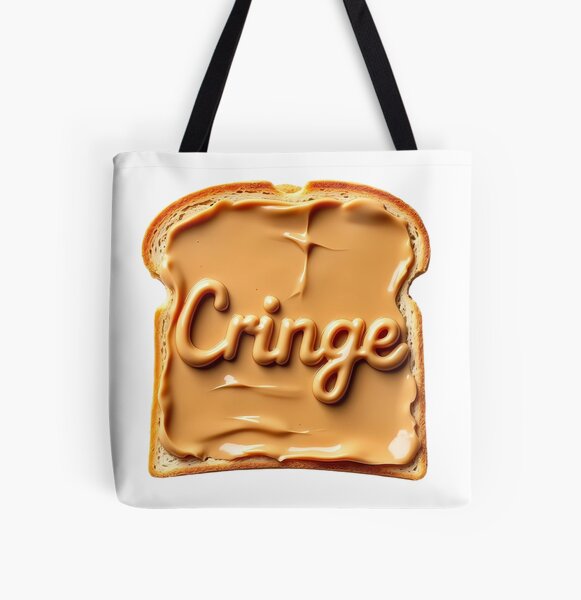 Item preview, Cringe Toast – Peanut Butter Edition designed and sold by BeamiCreations.