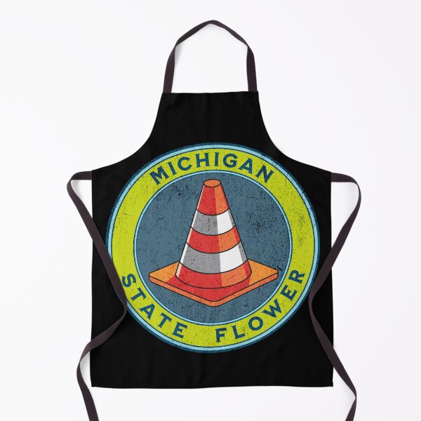 Item preview, Michigan State flower traffic cone designed and sold by Ant's Funny Apparel.