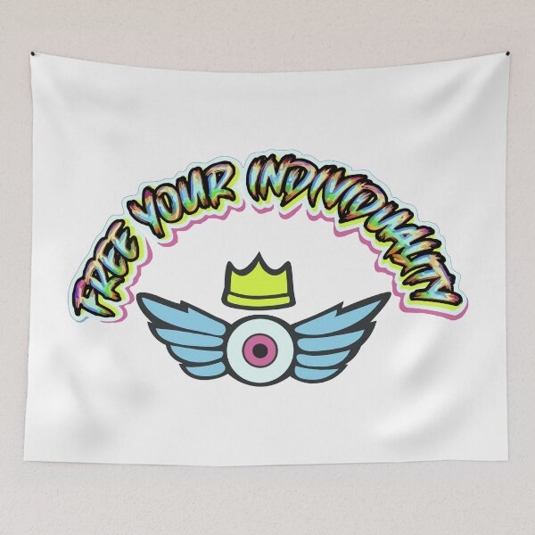 Item preview, Winged Eye with Crown Art – Free Your Individuality designed and sold by Birdyellow.