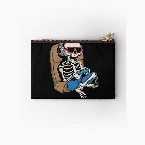Item preview, Gamer Skeleton Halloween Video Game Player Skeleton Gamer Gear designed and sold by DynamicDesign.