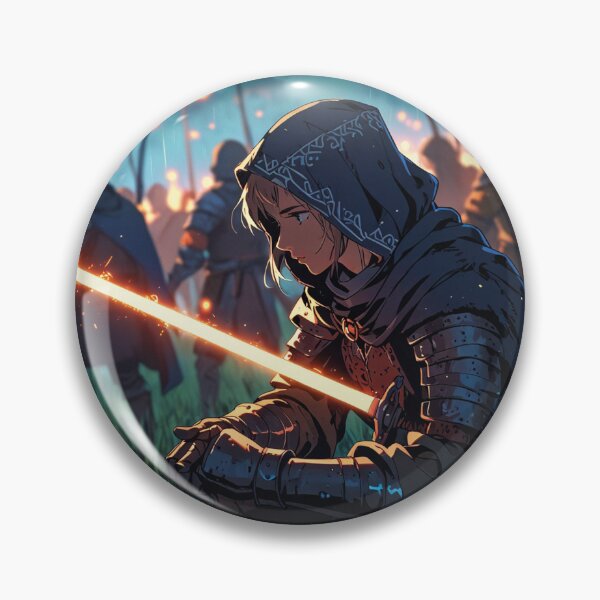 Item preview, Medieval warrior with light saber designed and sold by MerlinWear.