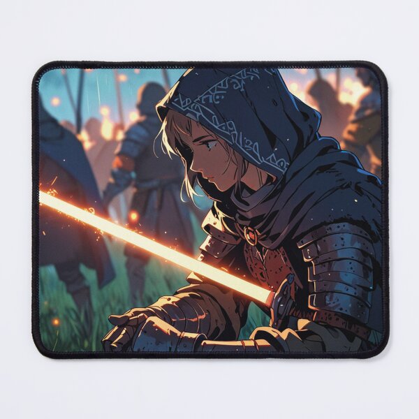 Item preview, Medieval warrior with light saber designed and sold by MerlinWear.