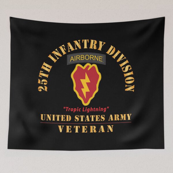 Item preview, Army - SSI - 25th Infantry Division  With text  - Tropic Lightning - US Army Veteran X 300 designed and sold by Military Insignia Products.