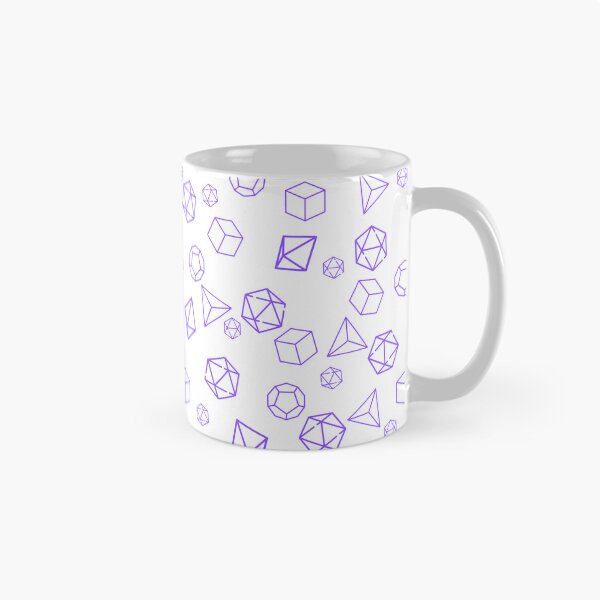 Item preview, Polyhedral Prism: A Geometric Dice Scatter Pattern for Modern Gamers - D&D, RPG, TTRPG Inspired Art designed and sold by AdventurerPack.