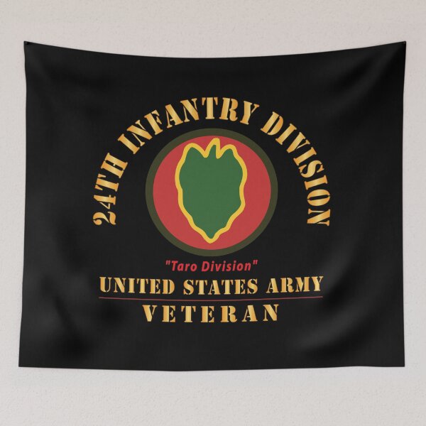 Item preview, Army - SSI - 24th Infantry Division  - Taro Division - US Army Veteran X 300 designed and sold by Military Insignia Products.