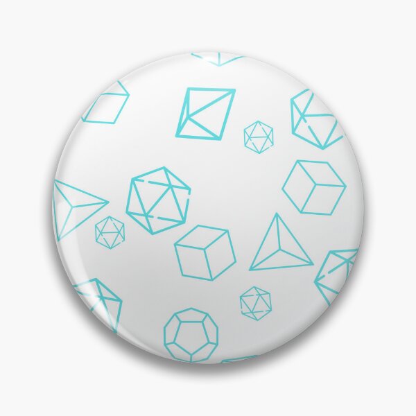 Item preview, Polyhedral Prism: A Geometric Dice Scatter Pattern for Modern Gamers - D&D, RPG, TTRPG Inspired Art designed and sold by AdventurerPack.