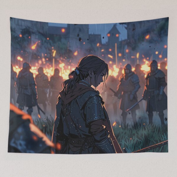 Item preview, Medieval warrior in battle designed and sold by MerlinWear.