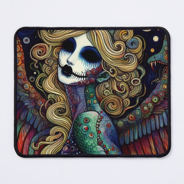 Item preview, Abstract Serpent Lady Art designed and sold by TheDarkWardrobe.