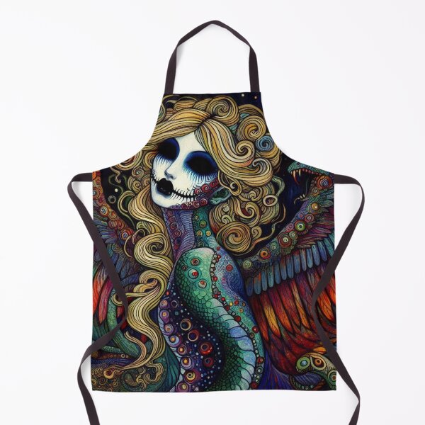 Item preview, Abstract Serpent Lady Art designed and sold by TheDarkWardrobe.