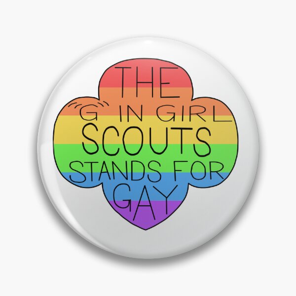 Item preview, The G in Girl Scouts- Gay Pride designed and sold by neon-in-the-night-time.
