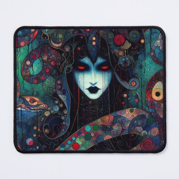 Item preview, Abstract Serpent Lady Art designed and sold by TheDarkWardrobe.