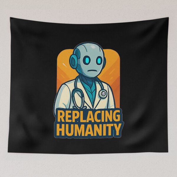 Item preview, Replacing Humanity designed and sold by okiiskandarart.