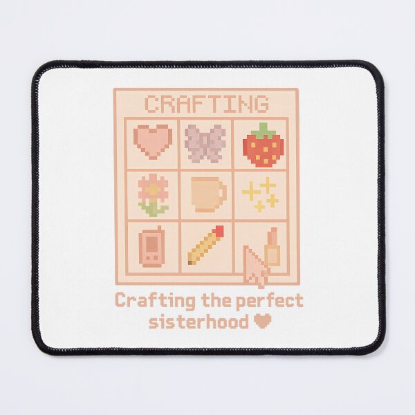 Item preview, Crafting the Perfect Sisterhood – Pixel Art Sticker designed and sold by summer-loving.
