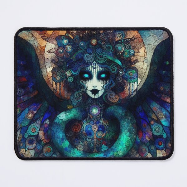 Item preview, Abstract Serpent Lady Art designed and sold by TheDarkWardrobe.
