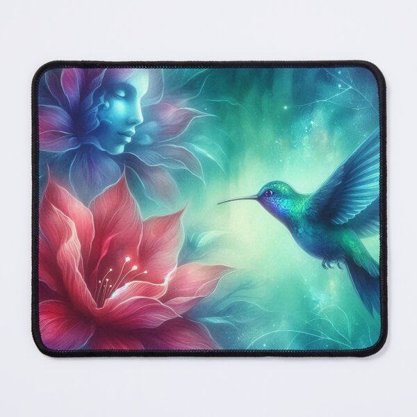 Item preview, Humingbird in a magical garden designed and sold by laser1064.