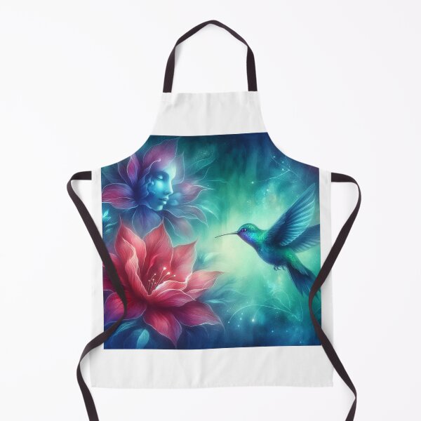 Item preview, Humingbird in a magical garden designed and sold by laser1064.
