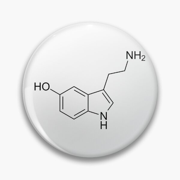 Item preview, Serotonin C10H12N2O designed and sold by Zeeph.