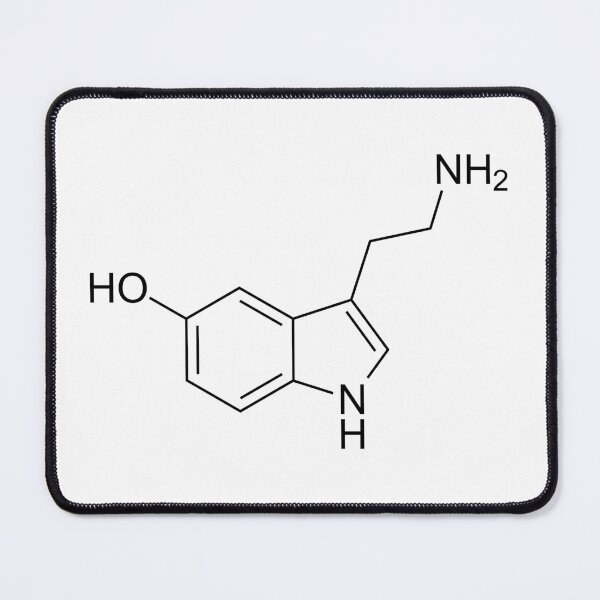 Item preview, Serotonin C10H12N2O designed and sold by Zeeph.