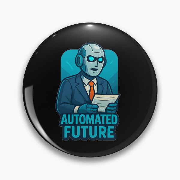 Item preview, Automated Future designed and sold by okiiskandarart.