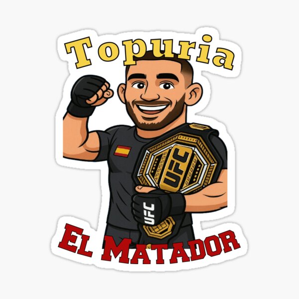 Item preview, UFC t-shirt, Ilia Topuria, El Matador, MMA lovers designed and sold by LaModaLoKa01.