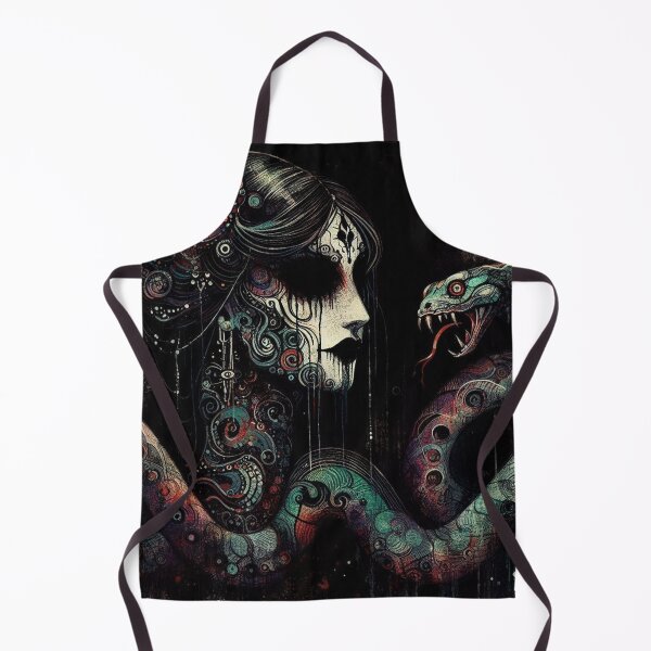 Item preview, Abstract Serpent Lady Art designed and sold by TheDarkWardrobe.