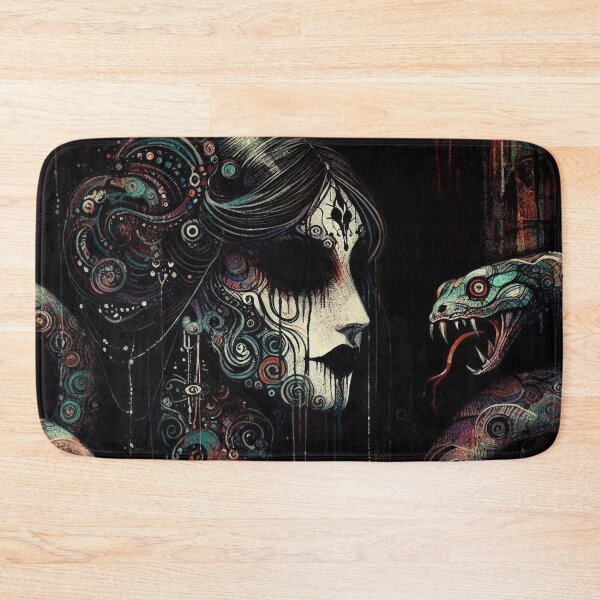 Item preview, Abstract Serpent Lady Art designed and sold by TheDarkWardrobe.