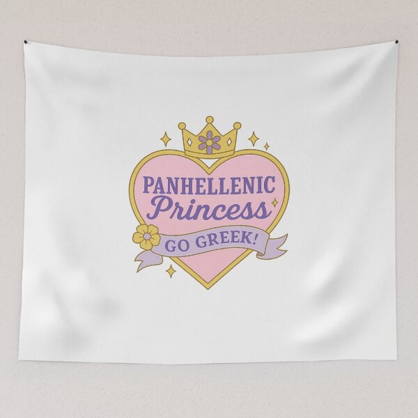Item preview, Panhellenic Princess – Go Greek Sorority Crown Sticker designed and sold by summer-loving.