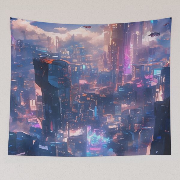 Item preview, Cyberpunk City designed and sold by jinwooo.