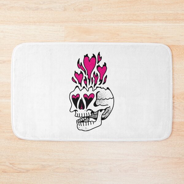 Item preview, Pink mind blown skull with hearts  designed and sold by Jilly Rose Ink.