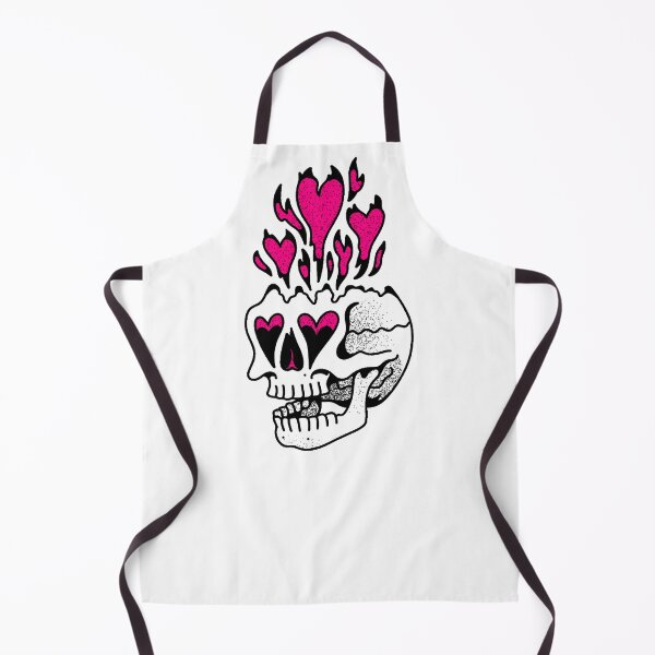 Item preview, Pink mind blown skull with hearts  designed and sold by Jilly Rose Ink.