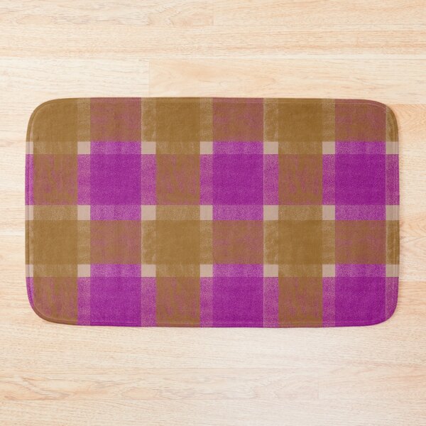Item preview, Static Hot Purple and Tan Plaid designed and sold by maccm.