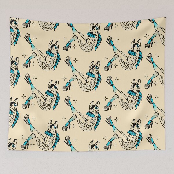 Item preview, Fish with legs wearing heels  designed and sold by Jilly Rose Ink.