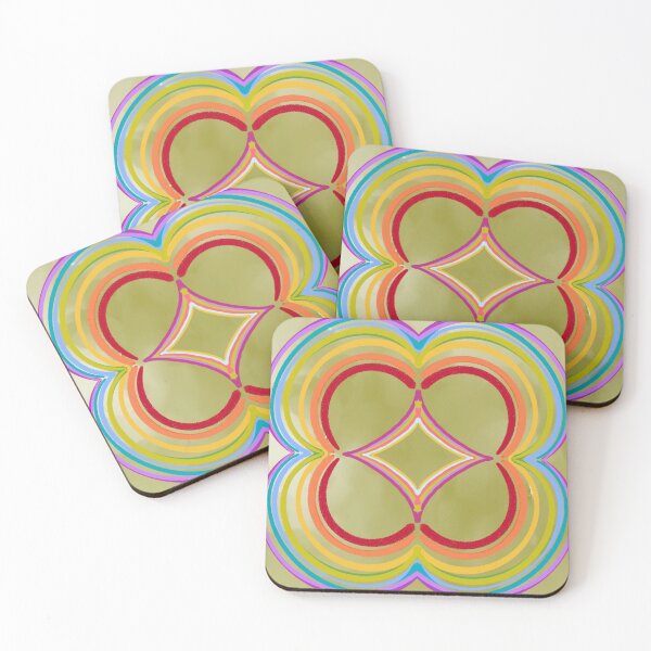 Item preview, Groovy Mod Rainbow Pattern designed and sold by maccm.