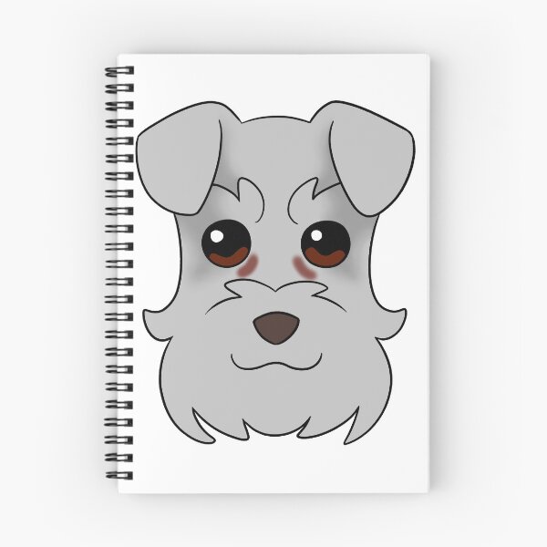 Item preview, Light Grey Schnauzer Tear Stains designed and sold by OliRoseArt.