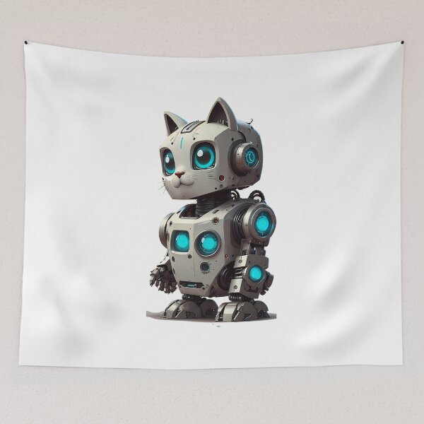Artikelvorschau, Katzenroboter-Design entworfen und verkauft von ESASSHOP.