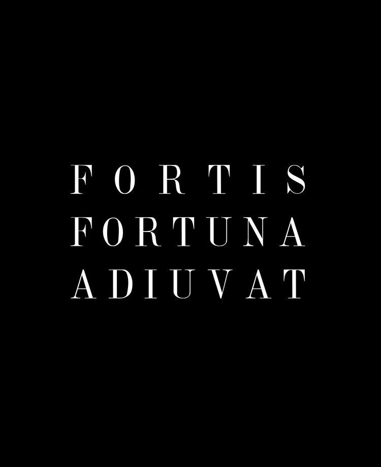Fortis Fortuna Adiuvat Fortes Fortuna Adiuvat' Unisex Sweatshirt |  Spreadshirt
